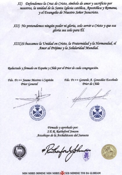 declaración de fe